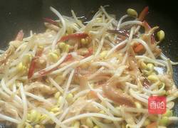 黄豆芽炒肉丝的做法图解8