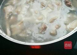 老鸭炖香菇的做法图解4