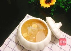 莲子百合雪梨汤的做法图解5
