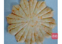 三色花式馒头的做法图解4