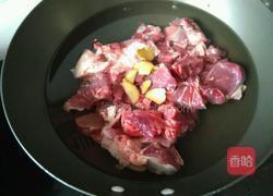 萝卜炖羊肉的做法图解3