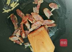 港式腊肠炒大白菜的做法图解4