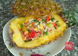 五彩菠萝饭的做法图解11