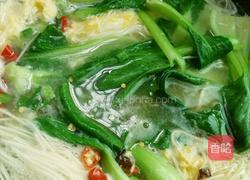 青菜鸡蛋面的做法图解8
