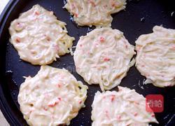 土豆丝煎饼的做法图解4