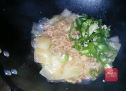 青椒冬瓜虾皮的做法图解4