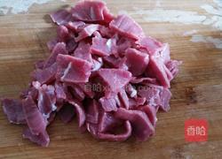 小白菜炒牛肉的做法图解2