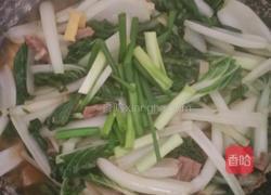 小白菜炒牛肉的做法图解8
