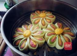 五彩梅花饼的做法图解9