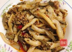 肉末炒平菇的做法图解5