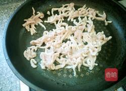 肉丝炒茭白的做法图解8