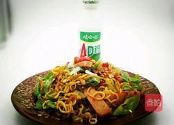 老坛酸菜火腿炒面的做法图解8