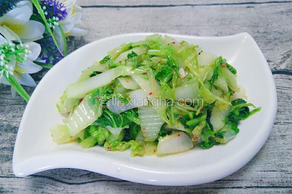 辣炒长白菜