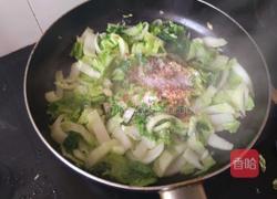 辣炒长白菜的做法图解7