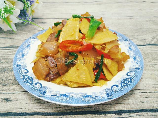 冬笋炒腊肉