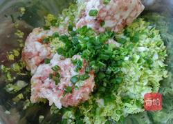 娃娃菜馅饺子的做法图解3