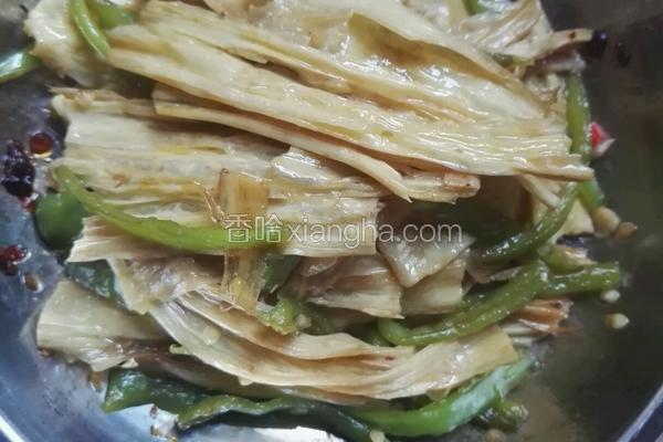青椒腐竹