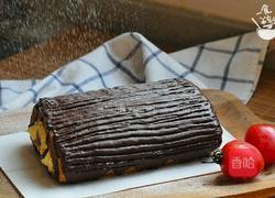 圣诞树根蛋糕的做法图解20