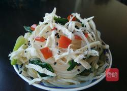 炫彩鸡丝菠菜粉儿的做法图解11