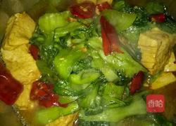 白菜炒豆腐的做法图解7