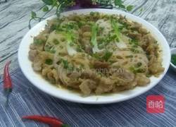 五花肉蒸藕片的做法图解8