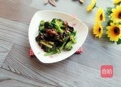 西兰花木耳炒肉的做法图解15