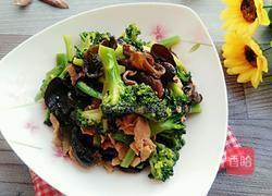 西兰花木耳炒肉的做法图解17