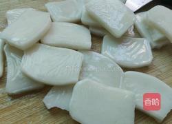 小青菜炒年糕的做法图解1