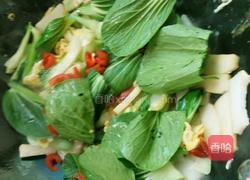 小青菜炒年糕的做法图解9