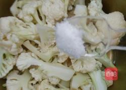 白灼白菜花的做法图解3