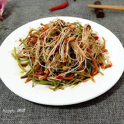 凉拌大蒜须的做法[图]