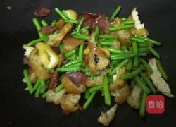 腊肠炒豆角的做法图解6