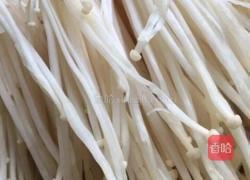 黄瓜金针菇的做法图解3