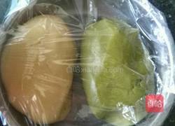 抹茶蛋黄酥的做法图解3