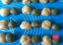 抹茶蛋黄酥的做法图解4