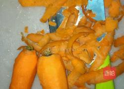 虾米炒胡萝卜的做法图解1