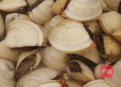 文蛤豆腐汤的做法图解1