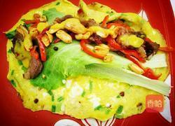 Honey芥末羊肉蛋饼的做法图解7