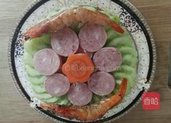 蒸火腿肠和瓜片的做法图解5