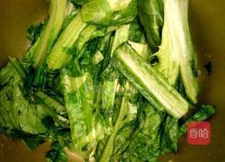 炒油麦菜的做法图解4