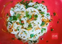 凉拌莲藕片的做法图解5