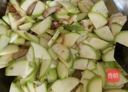 肉丝小方瓜的做法图解4