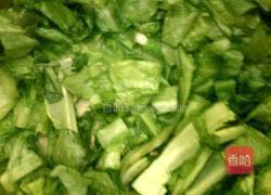 青菜炒面的做法图解2