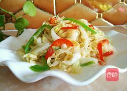 大白菜炒百叶的做法图解6