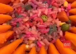 南瓜糯米彩饭的做法图解10