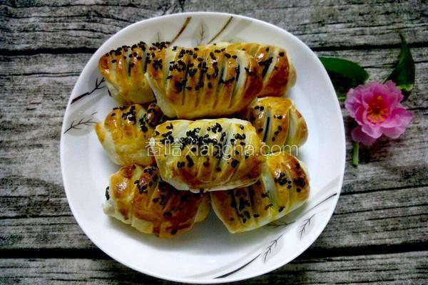 千层酥皮豆沙卷