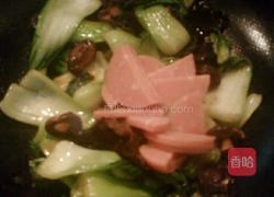 蚝油油菜扒香菇的做法图解7