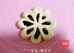 花朵豆沙馅面包的做法图解16
