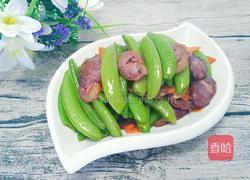 香肠炒甜豆的做法图解10