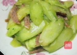 香肠炒青瓜的做法图解6